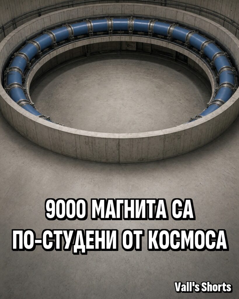 9000 магнита са по-студени от космоса