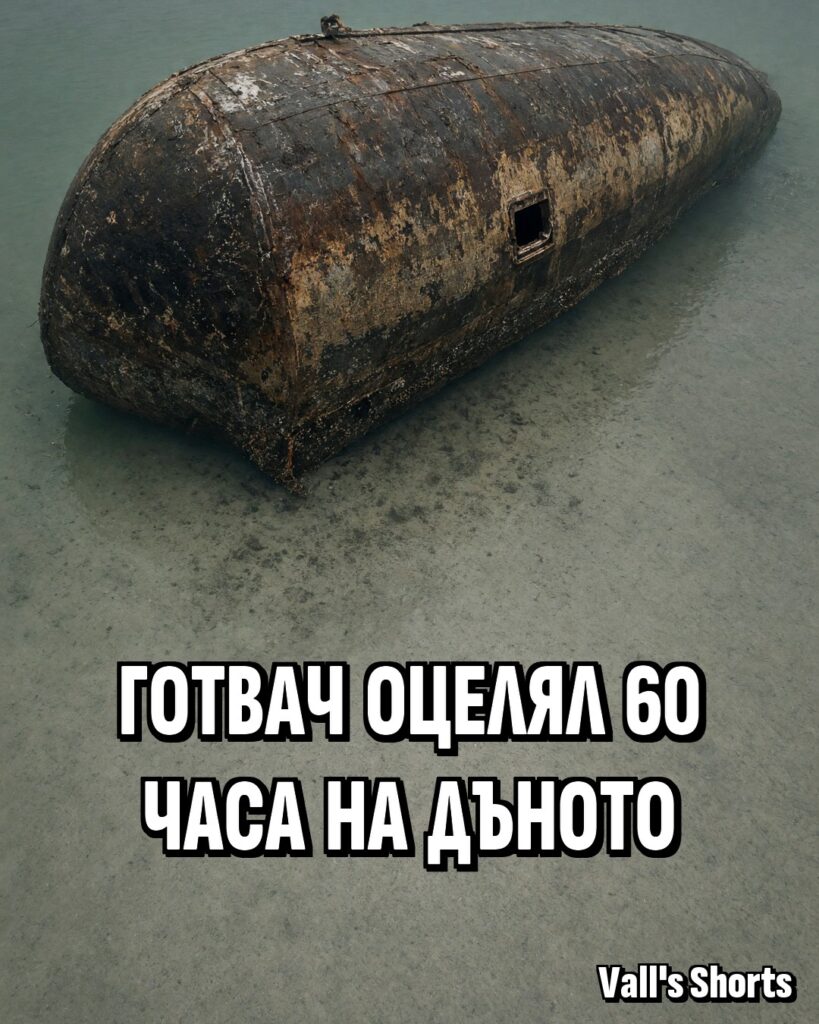 Готвач оцелял 60 часа на дъното