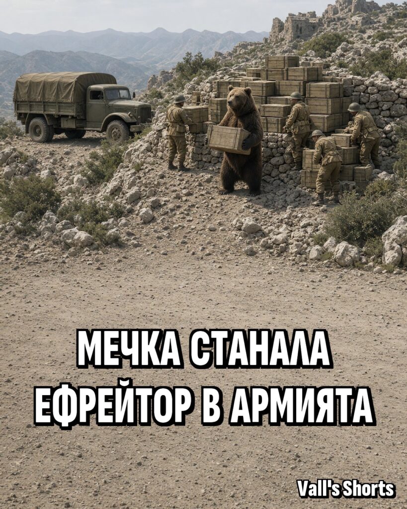 Мечка станала ефрейтор в армията